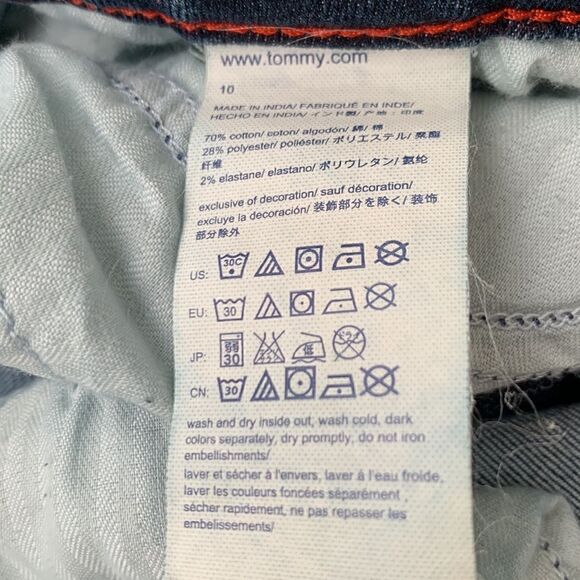 Tommy Hilfiger Cropped Skinny Moulante Women’s Jeans Size 10 - Picture 11 of 11